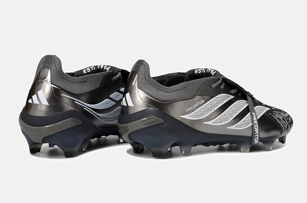 Chuteira Adidas Predator Elite FT 26 FG - Prateada e Preta - Tevo Sports SPORT*