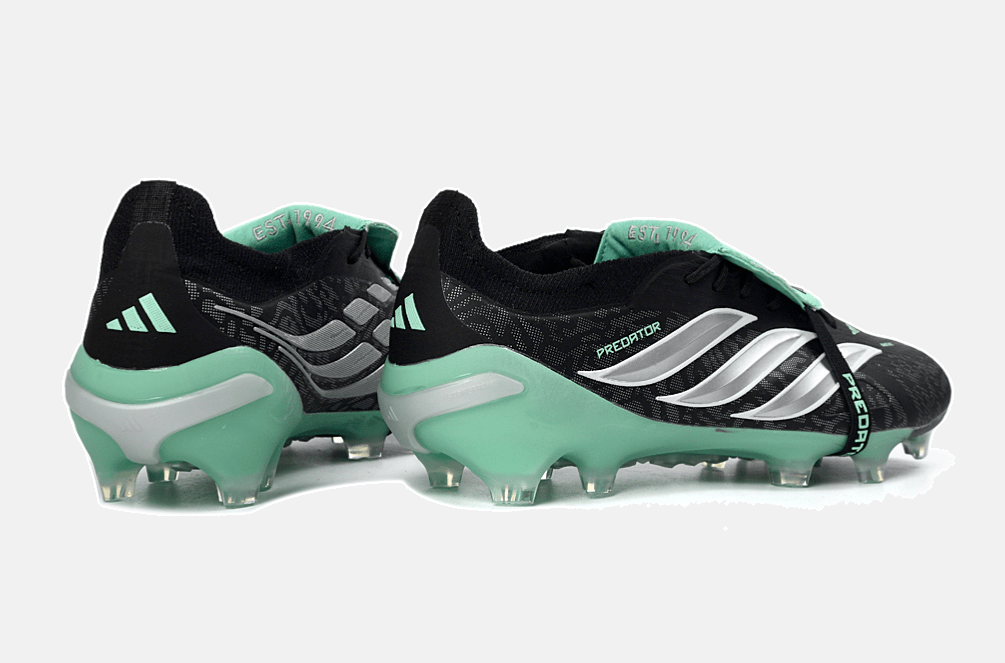 Chuteira Adidas Predator Elite FT 26 FG - Preta, Azul e Branca - Tevo Sports SPORT*