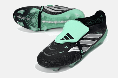 Chuteira Adidas Predator Elite FT 26 FG - Preta, Azul e Branca - Tevo Sports SPORT*