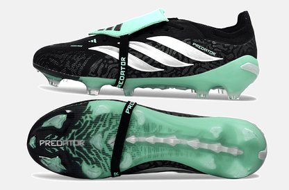 Chuteira Adidas Predator Elite FT 26 FG - Preta, Azul e Branca - Tevo Sports SPORT*