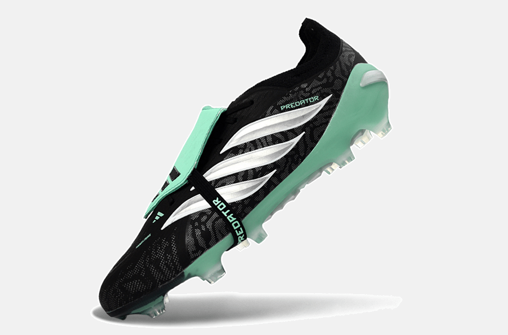 Chuteira Adidas Predator Elite FT 26 FG - Preta, Azul e Branca - Tevo Sports SPORT*