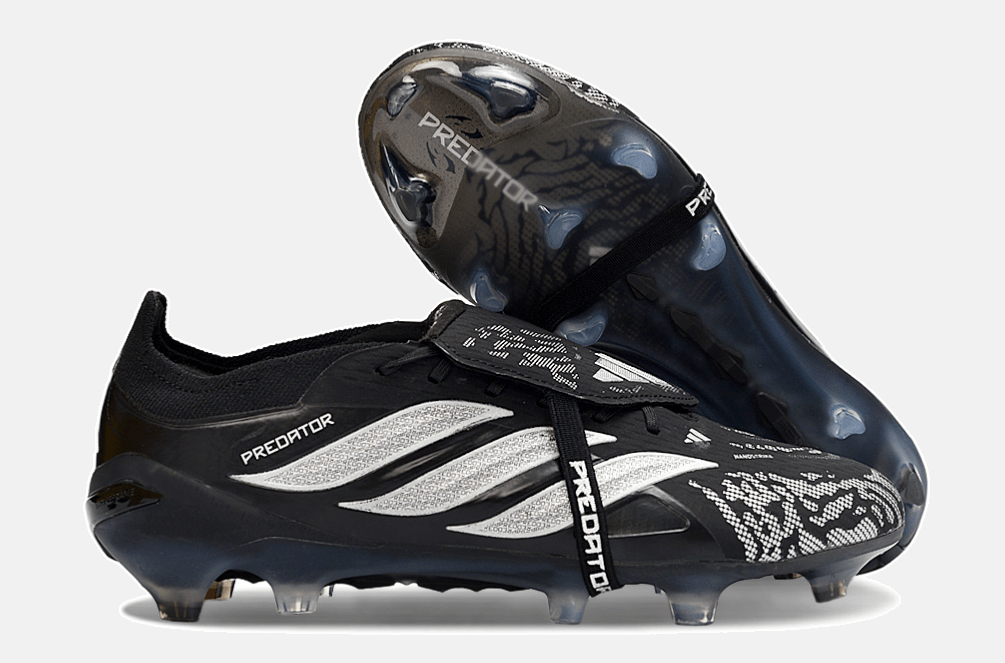 Chuteira Adidas Predator Elite FT 26 FG - Preta e Branca - Tevo Sports SPORT*