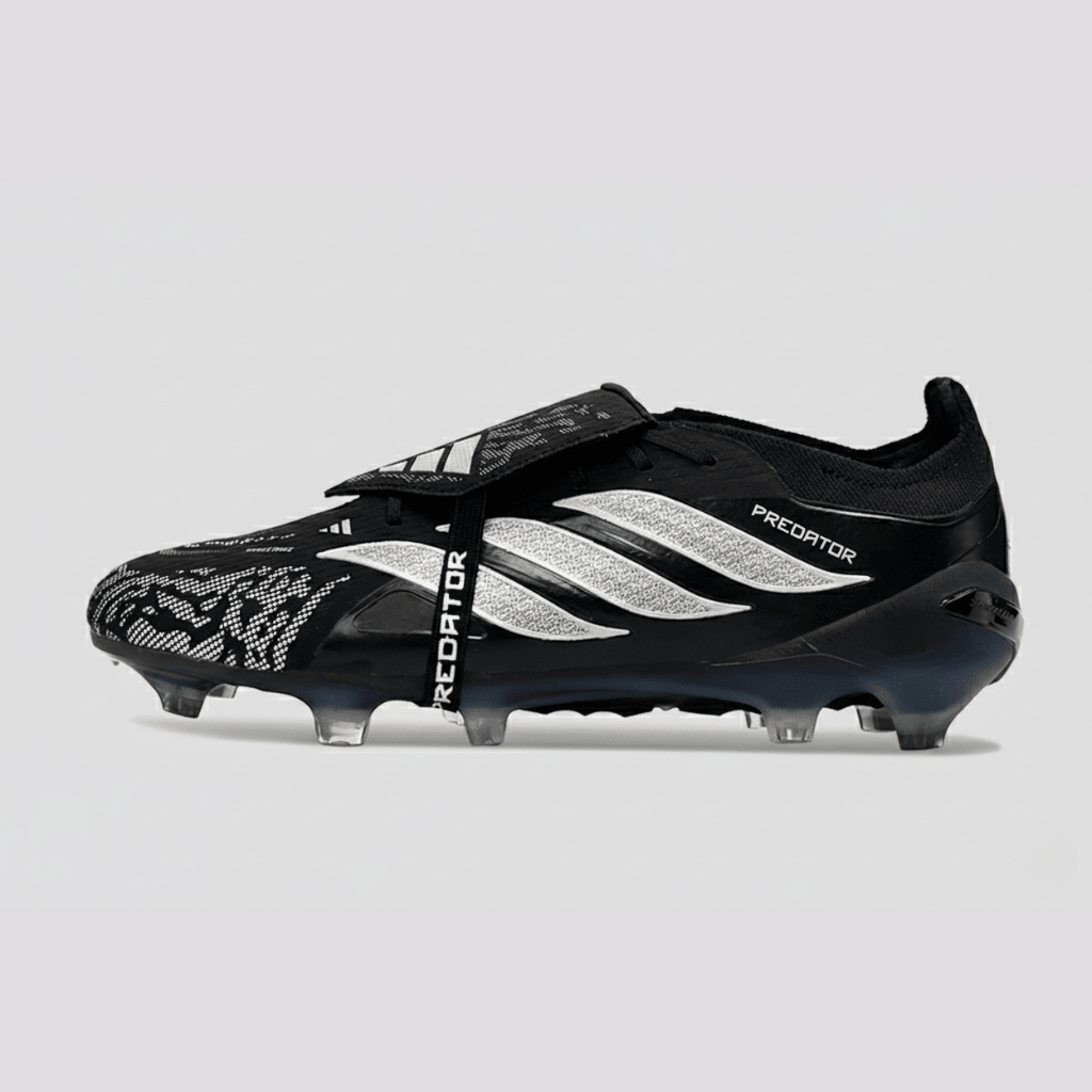 Chuteira Adidas Predator Elite FT 26 FG - Preta e Branca - Tevo Sports SPORT*