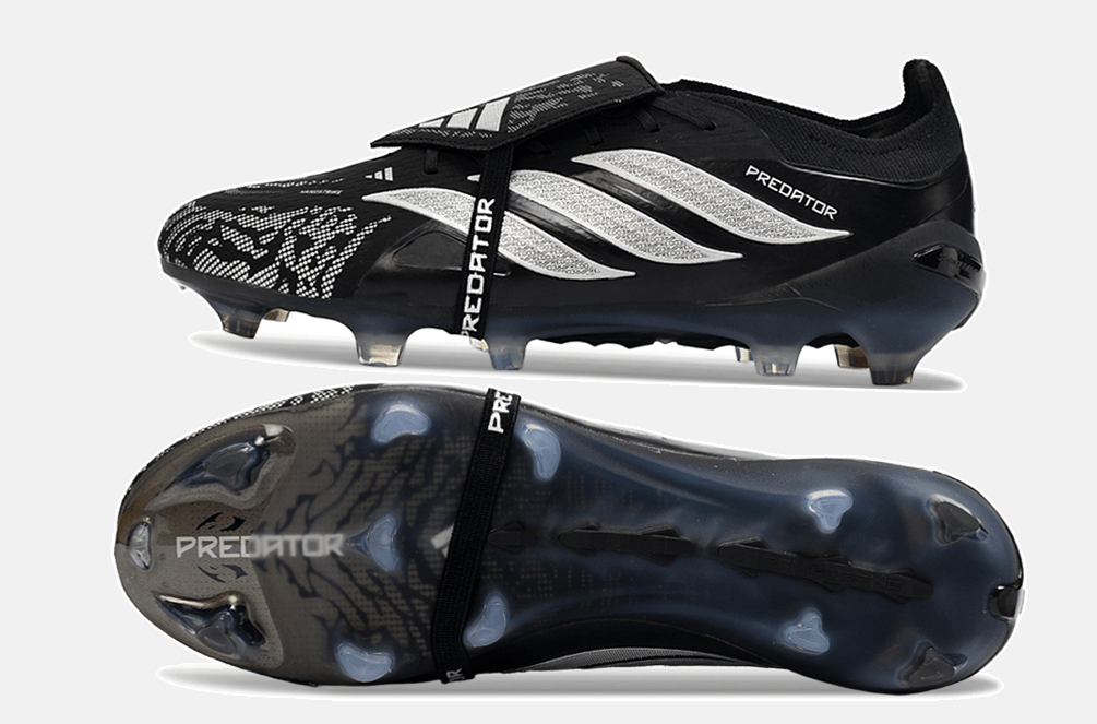 Chuteira Adidas Predator Elite FT 26 FG - Preta e Branca - Tevo Sports SPORT*