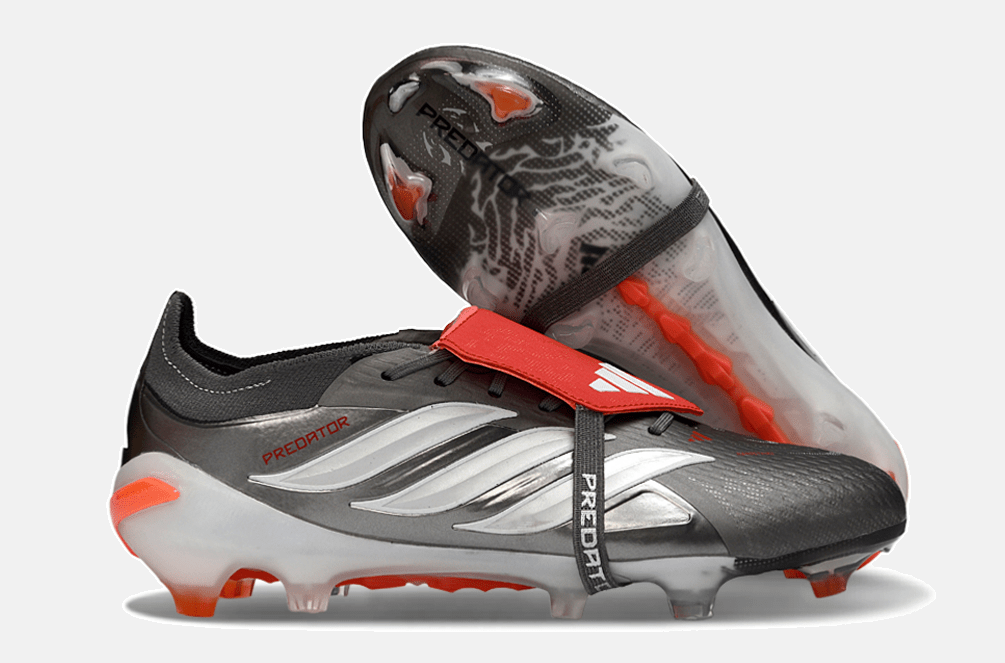Chuteira Adidas Predator Elite FT 26 FG - Preta, Vermelha e Branca - Tevo Sports SPORT*
