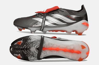 Chuteira Adidas Predator Elite FT 26 FG - Preta, Vermelha e Branca - Tevo Sports SPORT*
