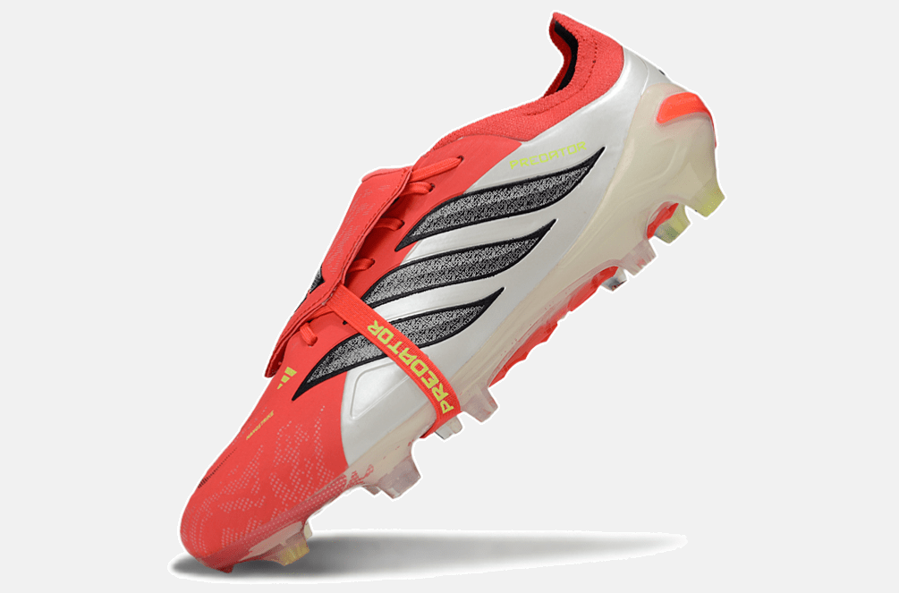 Chuteira Adidas Predator Elite FT 26 FG - Vermelha e Branca - Tevo Sports SPORT*