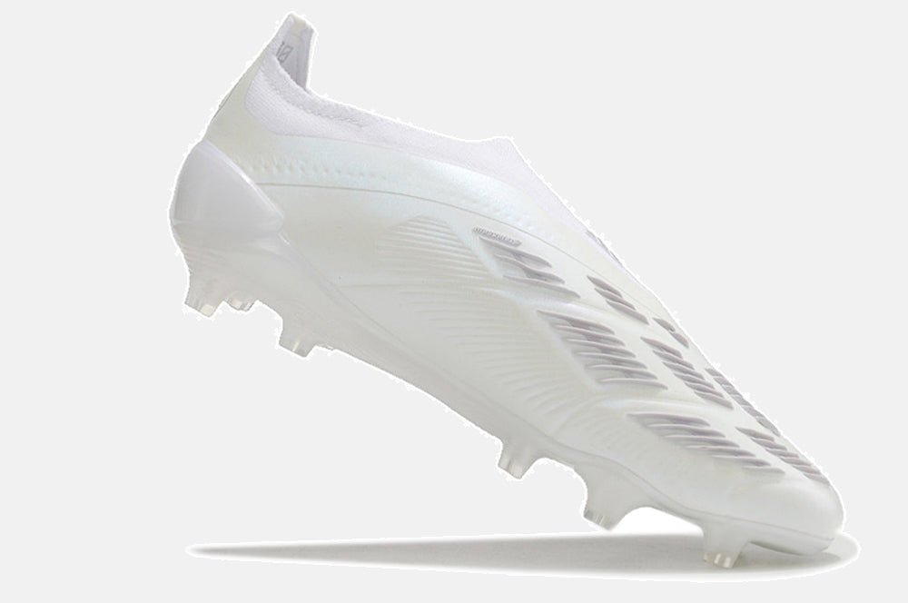 Chuteira Adidas Predator Elite Laceless FG - Branca - detalhe