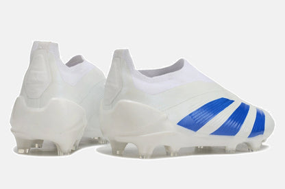 Chuteira Adidas Predator Elite Laceless FG - Branca e Azul - imagem 4