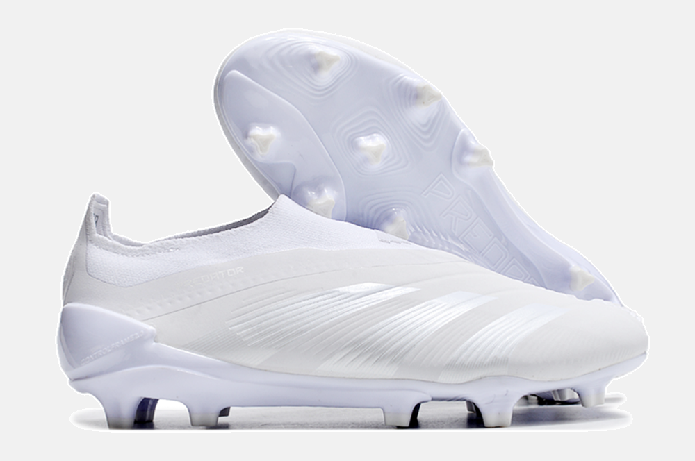 Chuteira Adidas Predator Elite Laceless FG - Branca - imagem 8