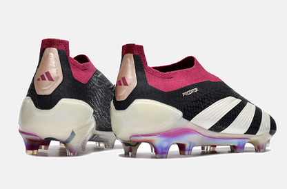 Chuteira Adidas Predator Elite Laceless FG - Preta e Branca - imagem 5