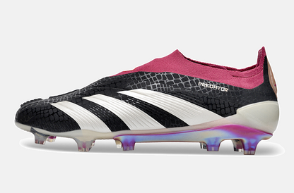 Chuteira Adidas Predator Elite Laceless FG - Preta e Branca - imagem 7