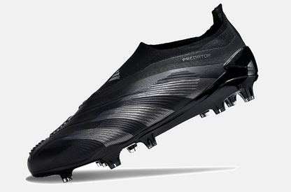 Chuteira Adidas Predator Elite Laceless FG - Preta - vista traseira
