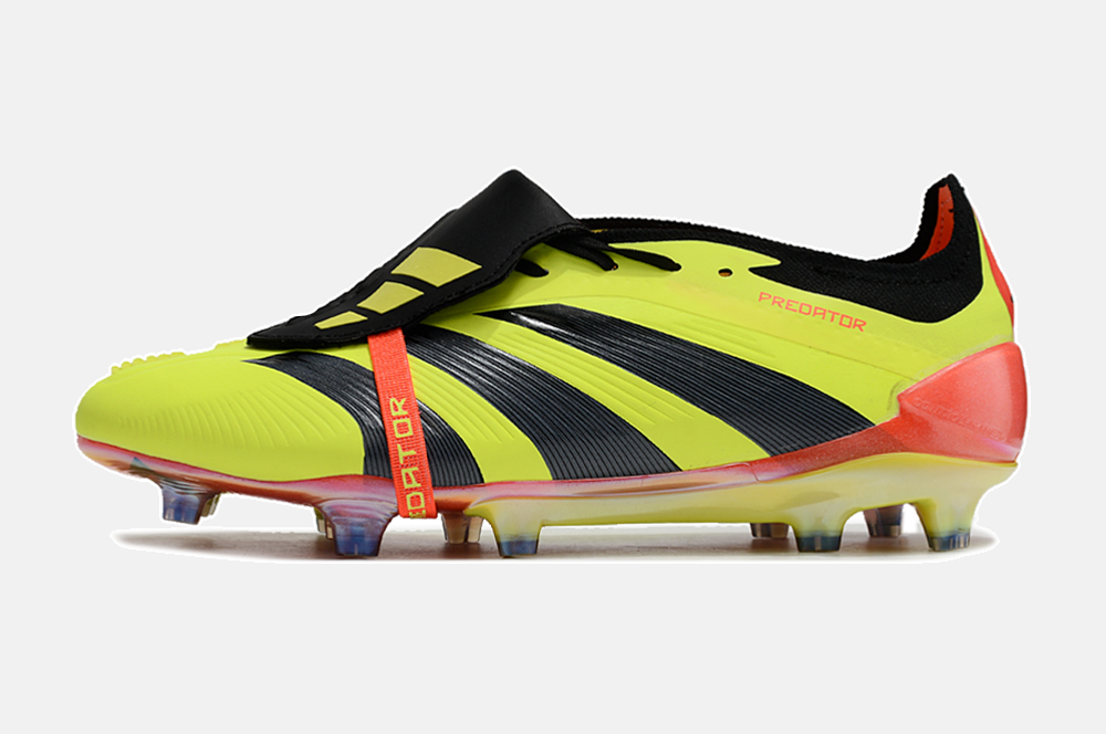 Chuteira Adidas Predator Elite Tongue FG - Amarela e Preta - imagem 5