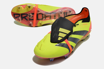Chuteira Adidas Predator Elite Tongue FG - Amarela e Preta - imagem 4