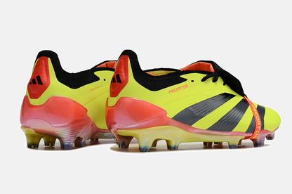Chuteira Adidas Predator Elite Tongue FG - Amarela e Preta - imagem 7