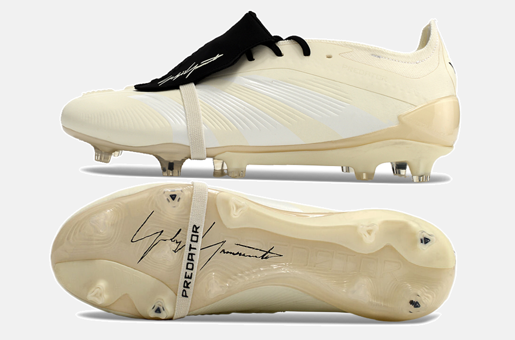 Chuteira Adidas Predator Elite Tongue FG - Bege - imagem 7