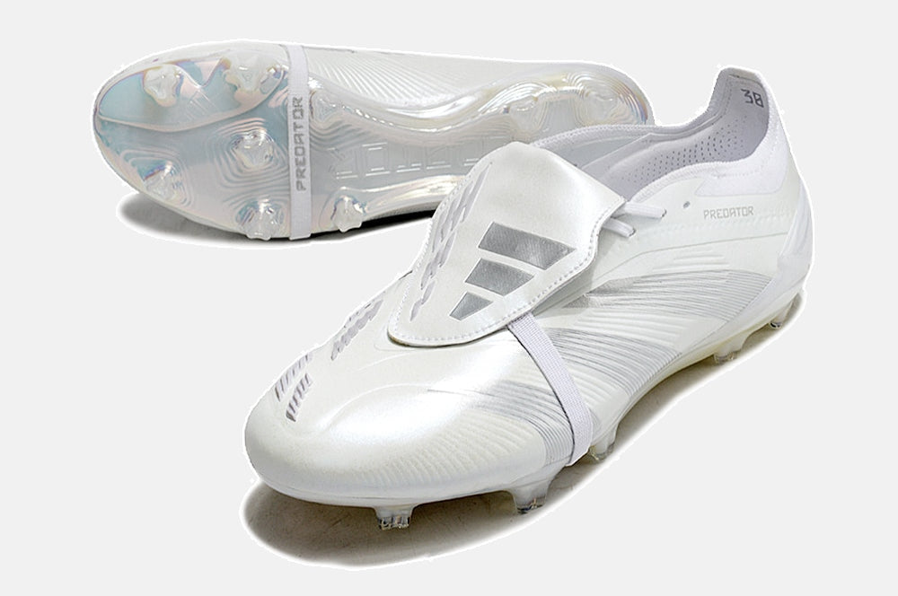 Chuteira Adidas Predator Elite Tongue FG - Branca - imagem 5