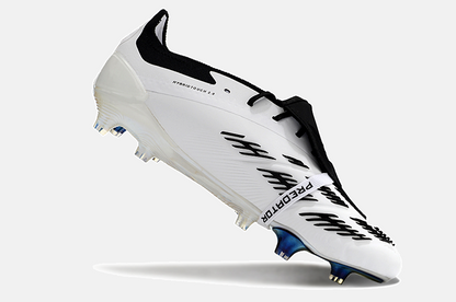 Chuteira Adidas Predator Elite Tongue FG - Branca e Dourada - imagem 6