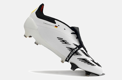 Chuteira Adidas Predator Elite Tongue FG - Branca e Preta - detalhe
