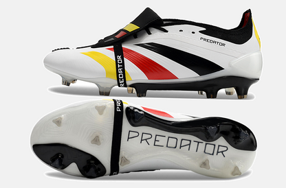 Chuteira Adidas Predator Elite Tongue FG - Branca e Preta - imagem 7