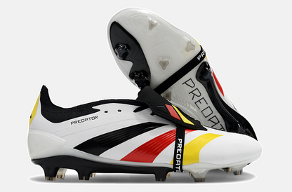 Chuteira Adidas Predator Elite Tongue FG - Branca e Preta - imagem 8