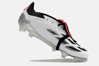 Chuteira Adidas Predator Elite Tongue FG - Branca e Preta - imagem 5