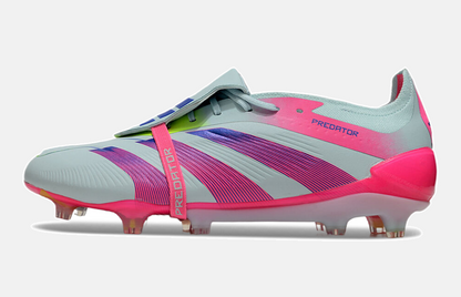 Chuteira Adidas Predator Elite Tongue FG - Branca e Rosa - imagem 6