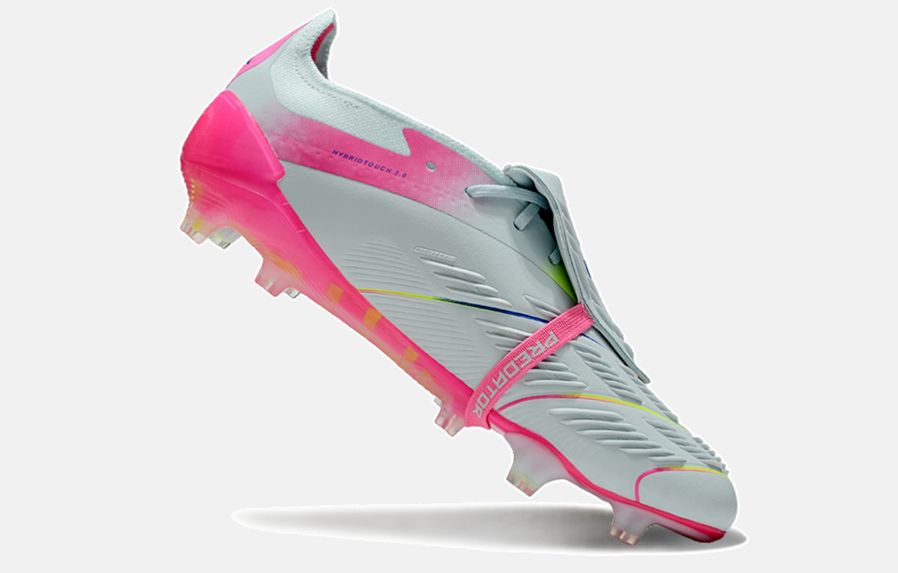 Chuteira Adidas Predator Elite Tongue FG - Branca e Rosa - imagem 4