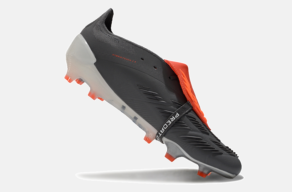 Chuteira Adidas Predator Elite Tongue FG - Cinza e Branca - imagem 4