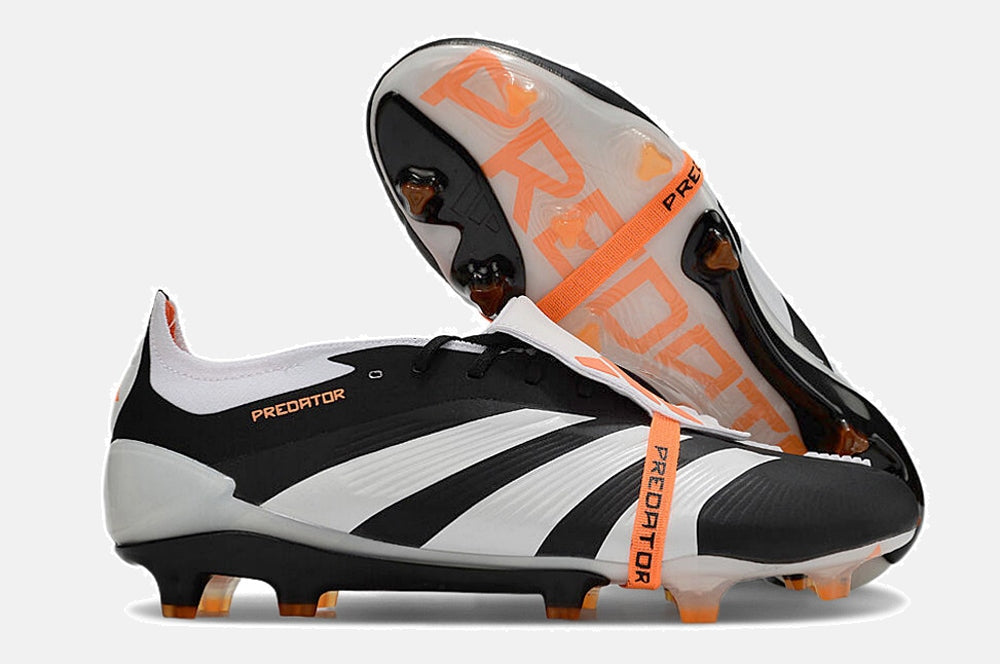 Chuteira Adidas Predator Elite Tongue FG - Cinza e Preta - imagem 8