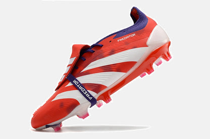 Chuteira Adidas Predator Elite Tongue FG - Laranja e Branca - imagem 4