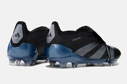 Chuteira Adidas Predator Elite Tongue FG - Preta e Azul - imagem 4