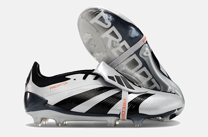 Chuteira Adidas Predator Elite Tongue FG - Preta e Branca - imagem 8