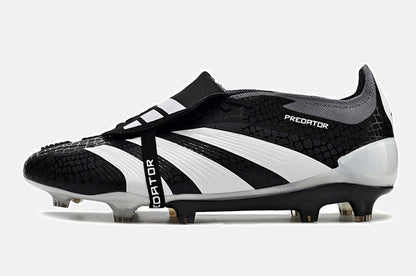 Chuteira Adidas Predator Elite Tongue FG - Preta e Branca - imagem 7