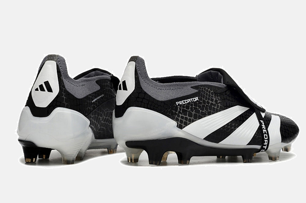 Chuteira Adidas Predator Elite Tongue FG - Preta e Branca - imagem 6