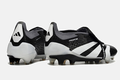 Chuteira Adidas Predator Elite Tongue FG - Preta e Branca - imagem 6