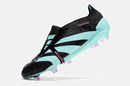 Chuteira Adidas Predator Elite Tongue FG - Preta e Ciano - imagem 4