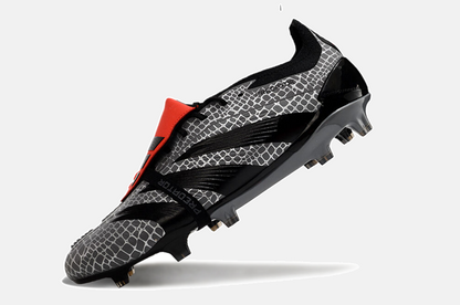 Chuteira Adidas Predator Elite Tongue FG - Preta e Cinza - detalhe