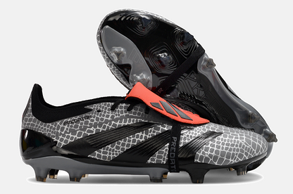 Chuteira Adidas Predator Elite Tongue FG - Preta e Cinza - imagem 8