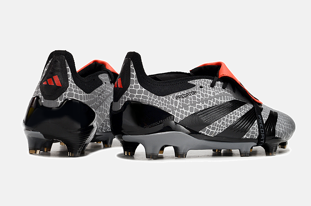 Chuteira Adidas Predator Elite Tongue FG - Preta e Cinza - imagem 6