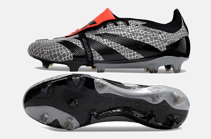 Chuteira Adidas Predator Elite Tongue FG - Preta e Cinza - imagem 7