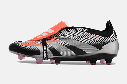 Chuteira Adidas Predator Elite Tongue FG - Preta e Cinza - imagem 6