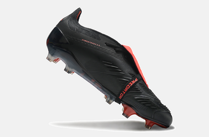 Chuteira Adidas Predator Elite Tongue FG - Preta e Vermelha - imagem 5