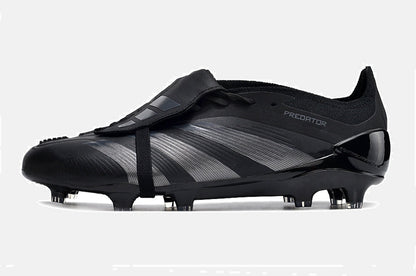 Chuteira Adidas Predator Elite Tongue FG - Preta - vista traseira