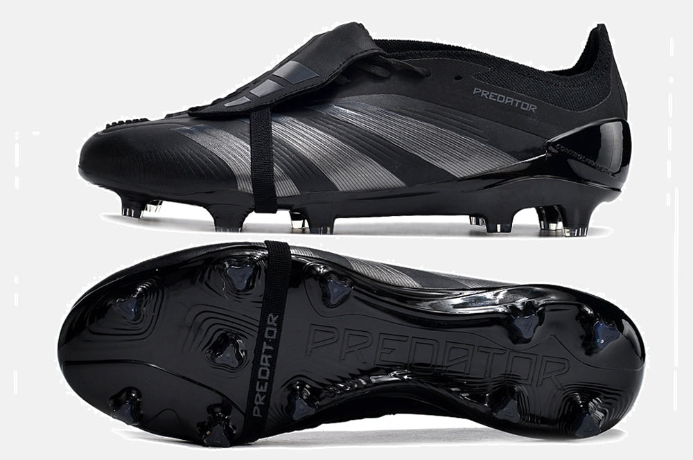 Chuteira Adidas Predator Elite Tongue FG - Preta - imagem 6