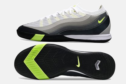 Chuteira Futsal Nike Mercurial Air Zoom Vapor 16 Air Max 95 IC - Branca, Cinza e Preta - vista traseira