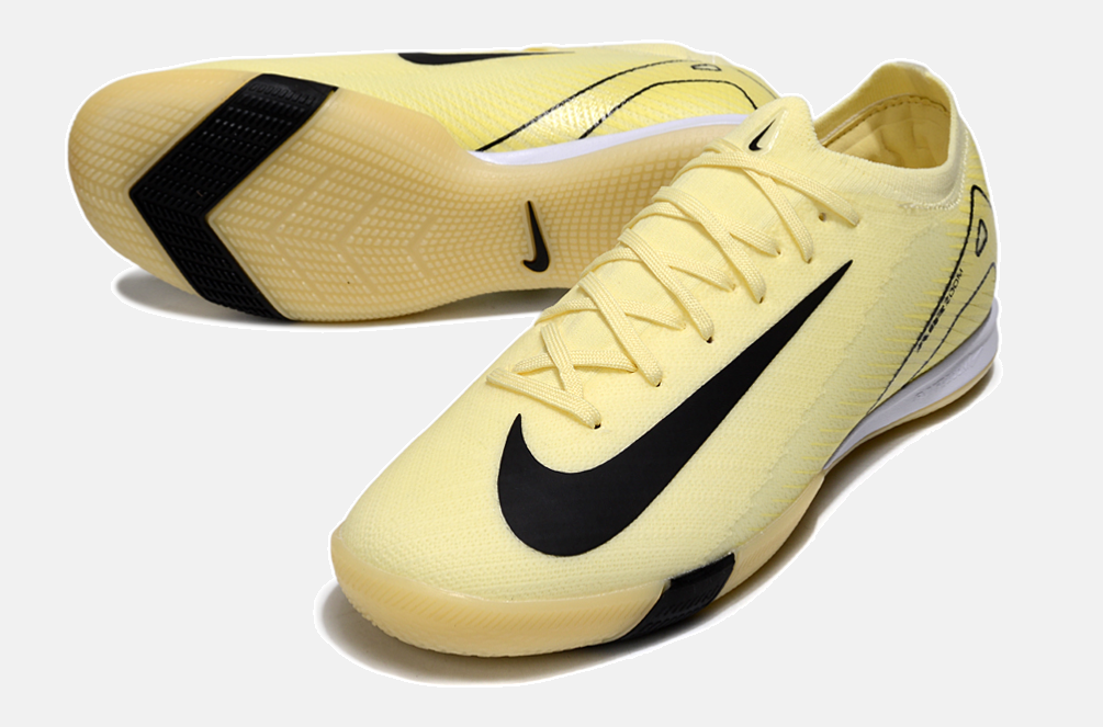 Chuteira Futsal Nike Mercurial Air Zoom Vapor 16 IC - Amarela e Preta - detalhe