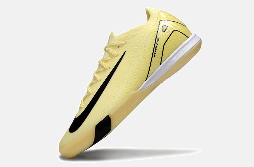 Chuteira Futsal Nike Mercurial Air Zoom Vapor 16 IC - Amarela e Preta - imagem 5