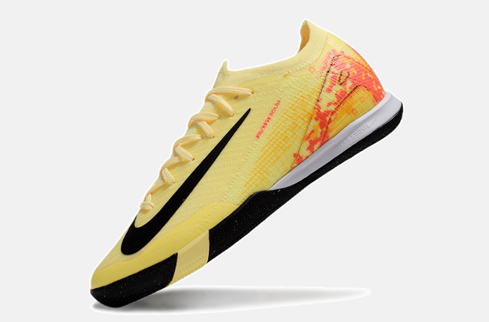 Chuteira Futsal Nike Mercurial Air Zoom Vapor 16 IC - Amarela, Laranja e Preta - imagem 5